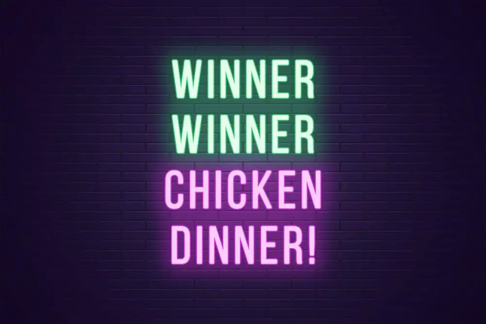 Neon Winner Sign